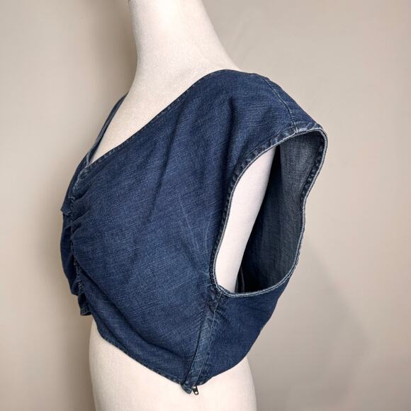 Rachel Comey Denim Pier Top - Size 4 - Picture 5 of 8